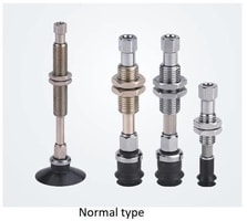 Vacuum nipple NS-VPC-F4-R-6-10-M10-F-VPA-5